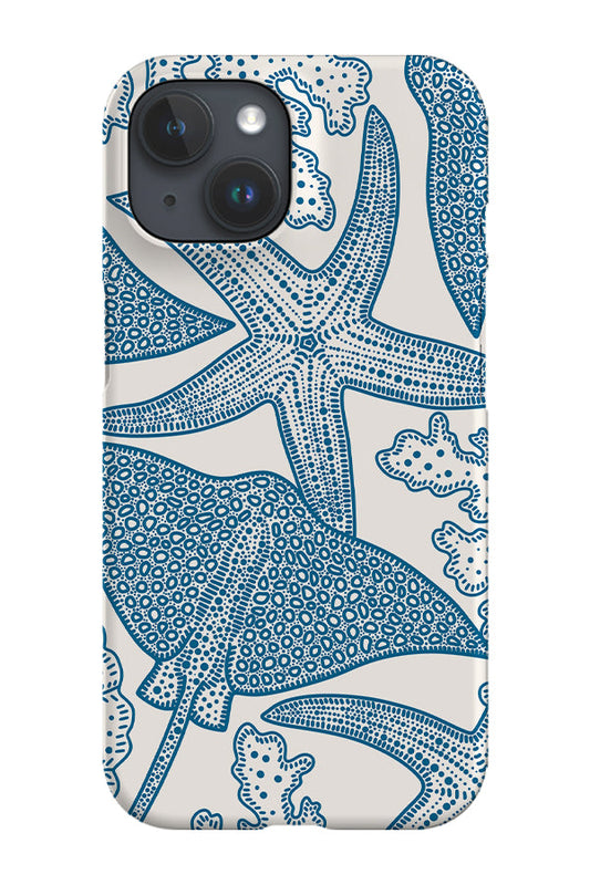 Stingray & Starfish Phone Case (Navy)