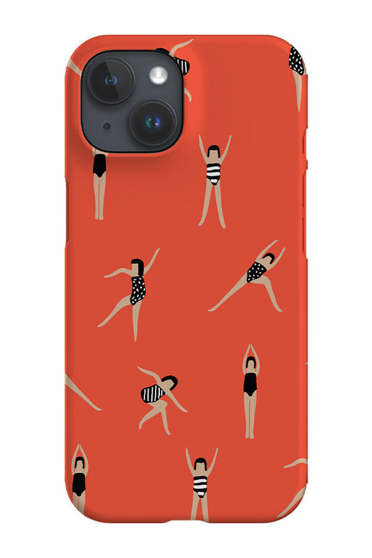Yoga Pose Phone Case (Burnt Orange)