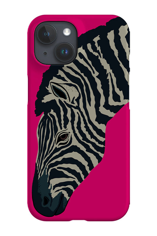 Zebra Phone Case (Hot Pink)
